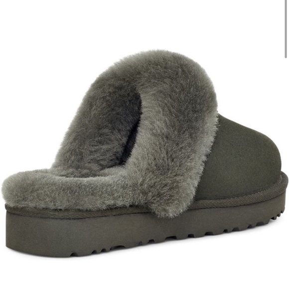 NWT ugg cozy shearling slippers in forest night - Picture 3 of 8